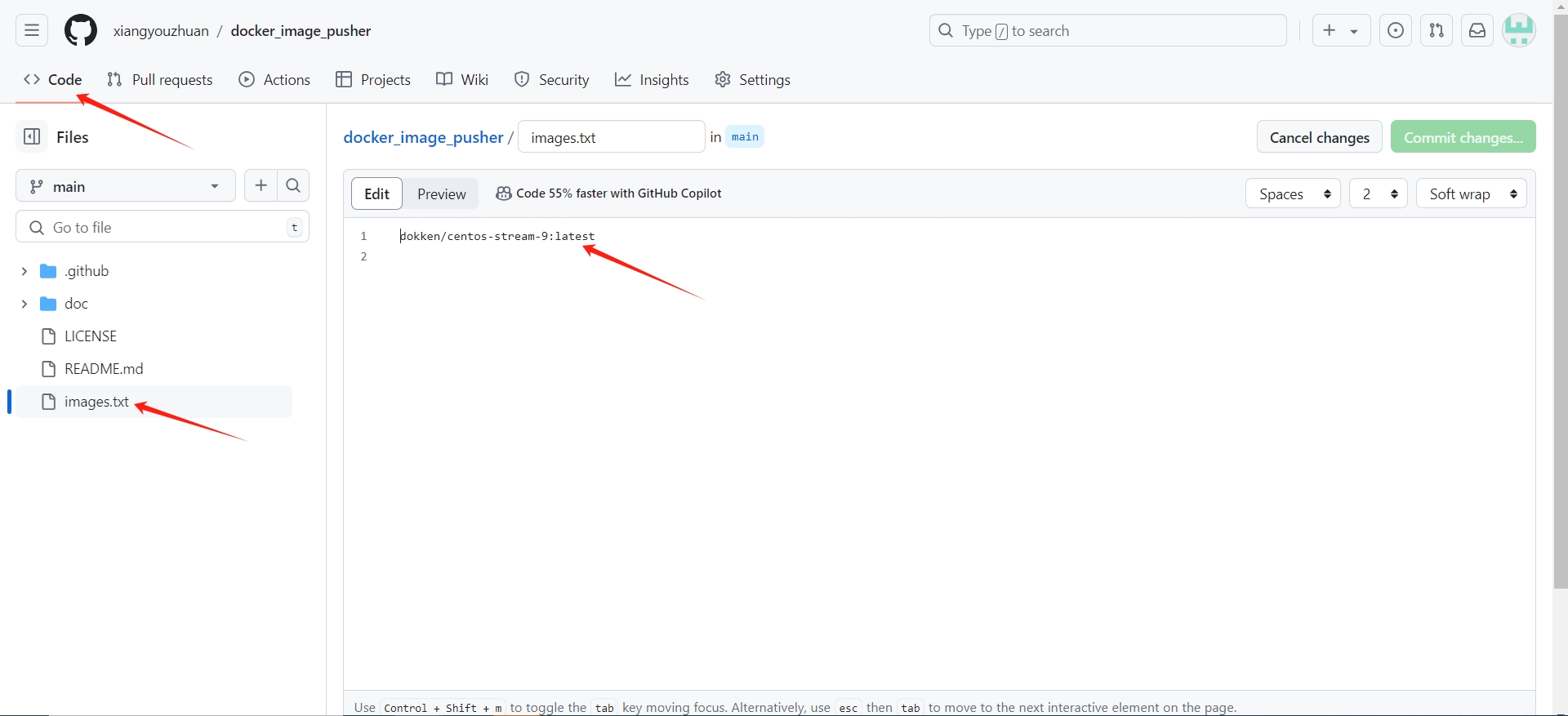 docker image pusher 07